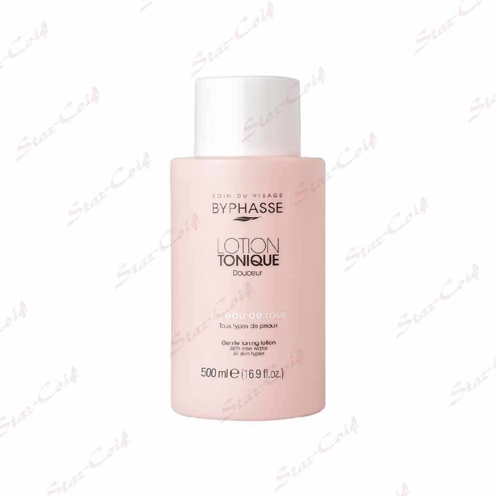 Lotion Tonique Douceur BYPHASSE A L’Eau De Rose 500ml