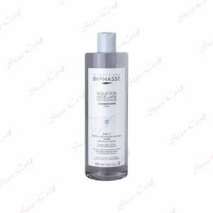 Solution Micellaire Démaquillante BYPHASSE Charbon Active 500ml