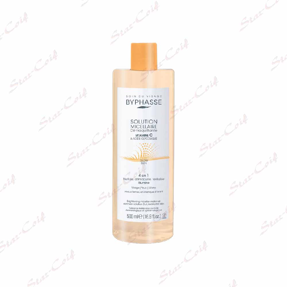 Solution Micellaire Démaquillante BYPHASSE Vitamine C 500ml