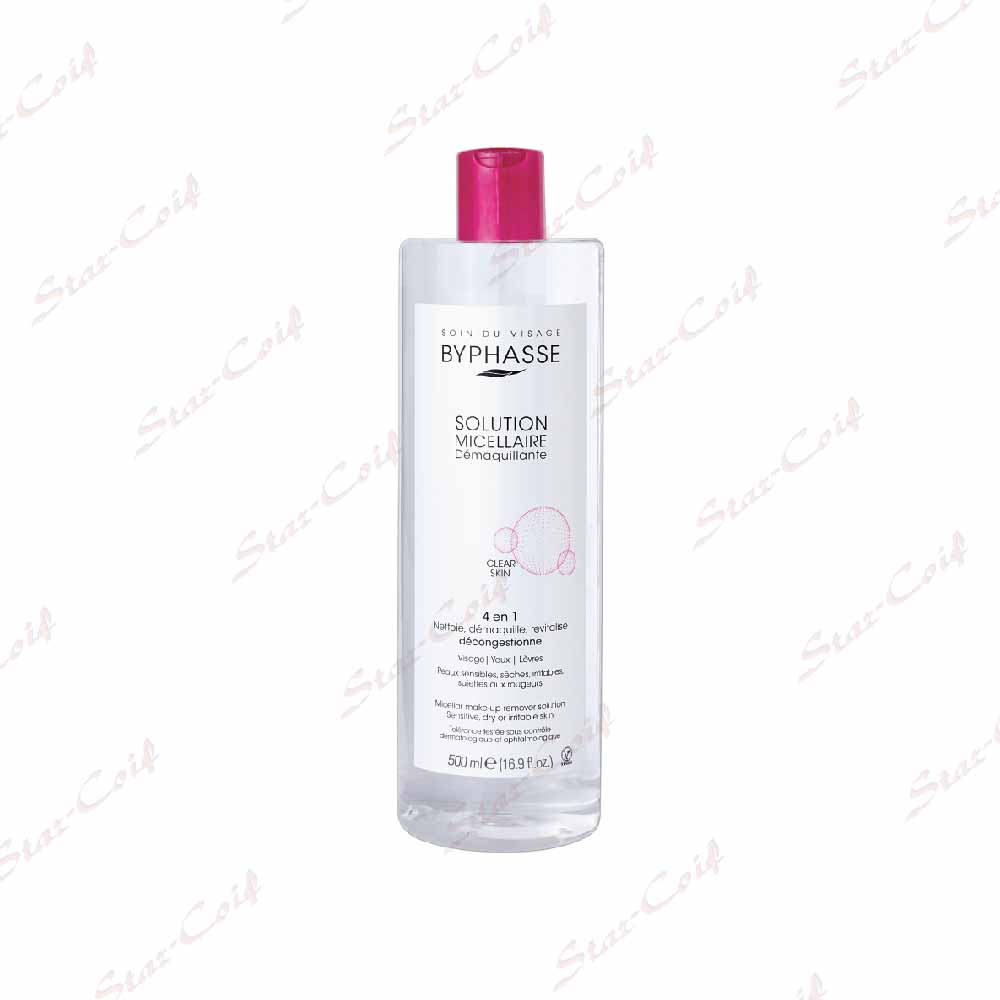 Solution Micellaire Démaquillante BYPHASSE 500ml