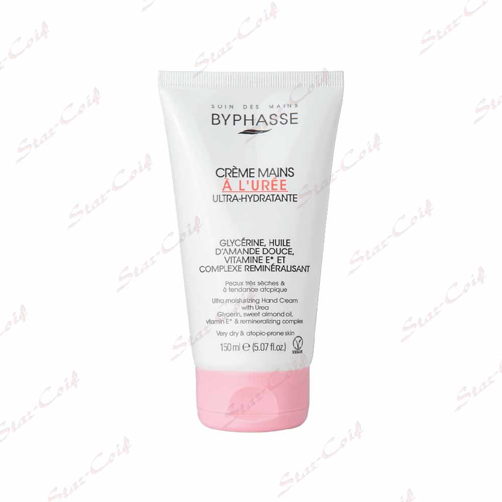 Créme Main BYPHASSE A L'Urée Ultra-Hydratante 150ml