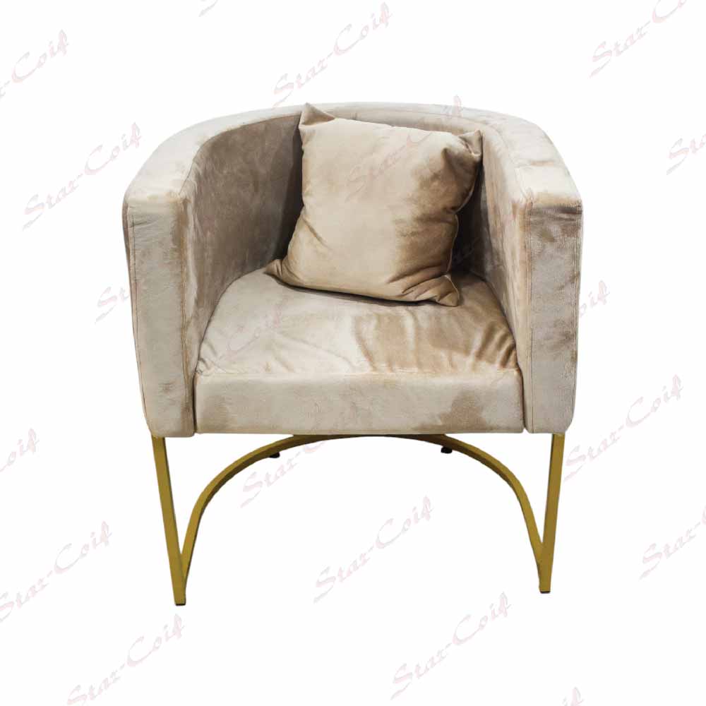 Chaise De Coiffure Local Beige – Image 2