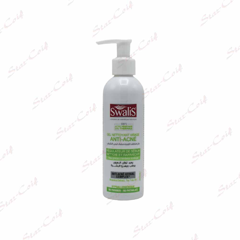 Gel Nettoyant Visage SWALIS Anti-Acné