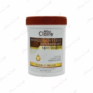 Masque Cheveux Nourrissant Sans Sulfate MISS CLAIR Elixir D&rsquo;Argan