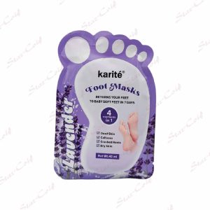 Masque Tissu Pied KARITE Lavender