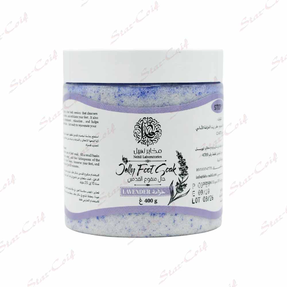 Jelly Foot Soak NEHIL Lavender Step 1 400g