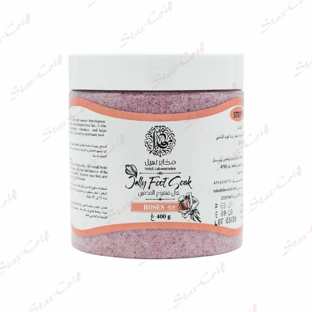Jelly Foot Soak NEHIL Roses Step 1 400g