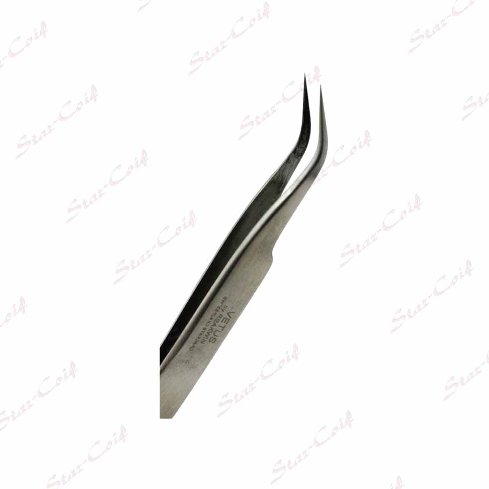 Pince Métal VETUS Cils & Manucure Courbe – Image 2