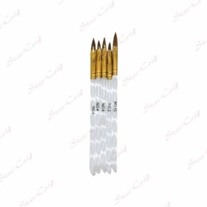 Pinceau Onglerie Transparent 5Pcs