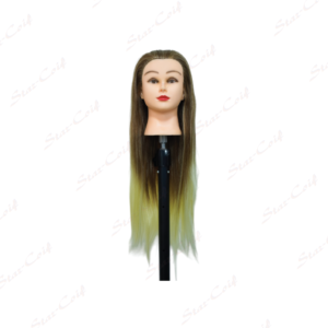 Tète Maniable Cheveux Semi Naturel 3D