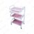 Gueridon Esthétique En Verre Rose