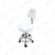 Tabouret Importation Pompe Rond Blanc